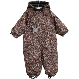 Snowsuit Adi Tech Dot flowers - Wheat