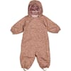Snowsuit Adi Tech wood rose flowers - Wheat