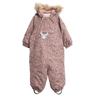 Snowsuit Nickie Tech rose flowers - Wheat