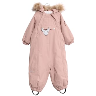 Snowsuit Nickie Tech rose powder - Wheat