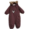 Snowsuit Nickie Tech soft eggplant - Wheat