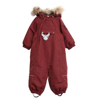Snowsuit Nickie Tech burgundy - Wheat