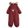 Snowsuit Nickie Tech burgundy - Wheat