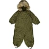 Snowsuit Nickie Tech winter green forest - Wheat