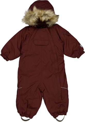 Snowsuit Nickie Tech maroon - Wheat