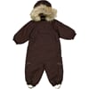 Snowsuit Nickie Tech espresso - Wheat