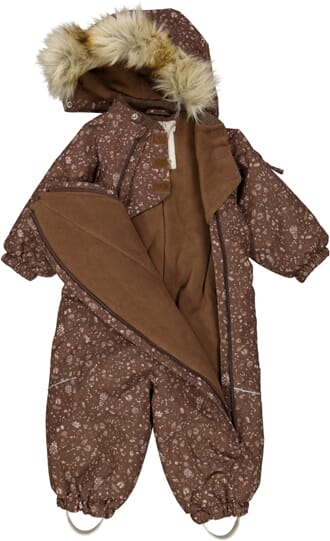 Snowsuit Nickie Tech cone and flowers - Wheat