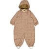 Outdoor suit Olly Tech barely beige flowers - Wheat