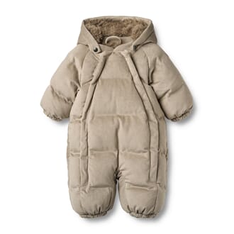 Puffer Baby Suit Nallo grey stone - Wheat