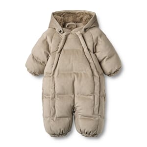 Puffer Baby Suit Nallo grey stone - Wheat