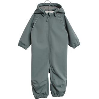 Softshell suit petroleum - Wheat