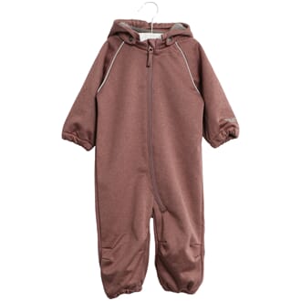 Softshell Suit plum melange - Wheat