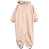 Softshell Suit soft beige flowers - Wheat