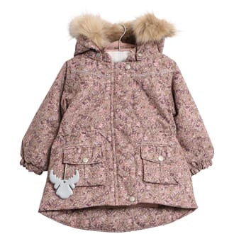 Jacket Mathilde Tech rose flowers - Wheat