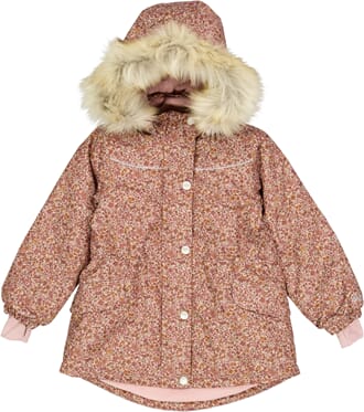 Jacket Mathilde Tech wood rose flowers (baby) - Wheat