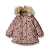 Jacket Mathilde rose dawn flowers - Wheat