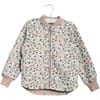 Thermo Jacket Loui eggshell watercolor flowers (baby)- Wheat