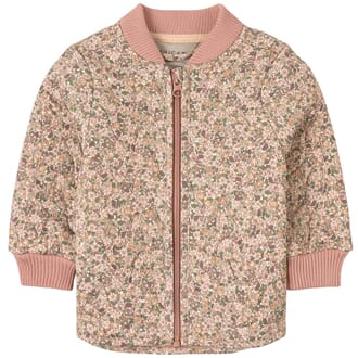 Thermo Jacket Loui eggshell flowers - Wheat