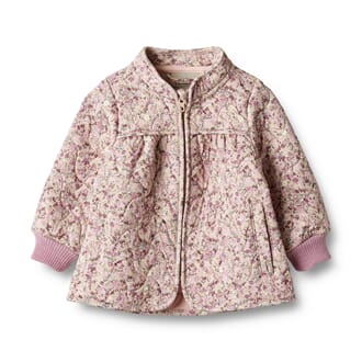 Thermo Jacket Thilde clam multi flowers - Wheat