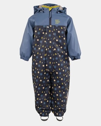 Vinterrregndress Baby Pytt Blå Horisont - Kattnakken