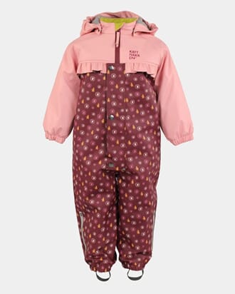 Vinterrregndress Baby Pytt Rosa Krystall - Kattnakken