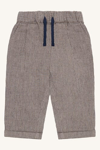 Jean Harry check Trousers french oak - Hust & Claire