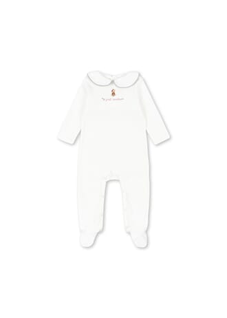 My First Christmas Onesie optic white - Konges Sløjd