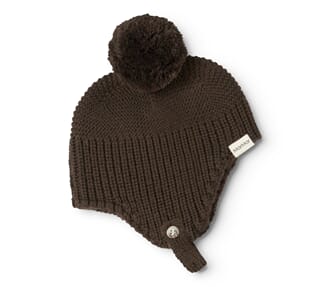 Aly Pompom light cotton wool dark roast - MarMar