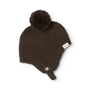 Aly Pompom light cotton wool dark roast - MarMar