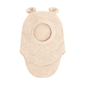 Balaclava Ears Wool sand melange - Huttelihut