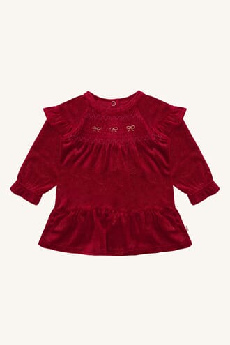 Kis smock Dress teaberry - Hust & Claire