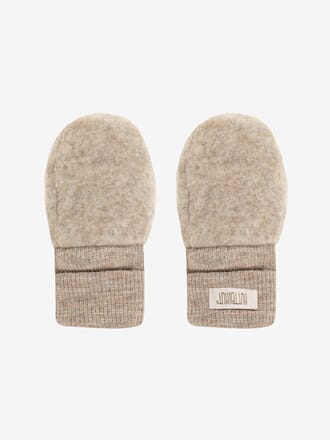 Mittens Wool Fleece savannah mel - Huttelihut