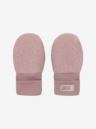 Mittens Wool Fleece woodrose - Huttelihut