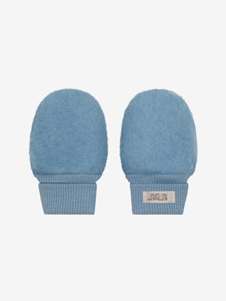 Mittens Wool Fleece windward blue - Huttelihut