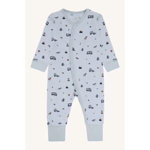 Mobi heldrakt ull camping baby blue - Hust & Claire