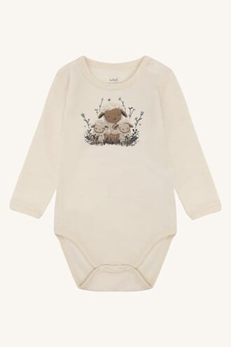 Bo ullbody Sheep off white - Hust & Claire