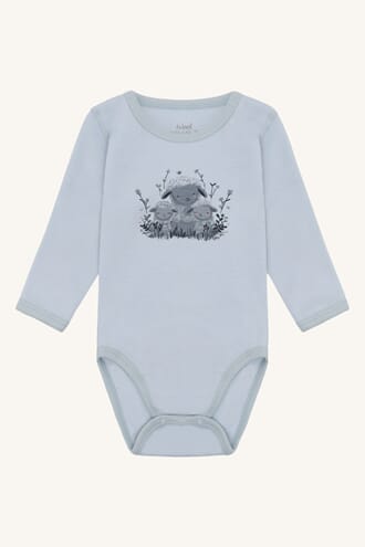 Bo ullbody Sheep baby blue - Hust & Claire