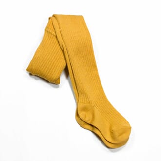 Rib Baby Tights - fw19 Honey Gold - MeMini