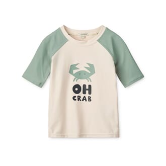 Noah Swim Tee sandy / peppermint - Liewood