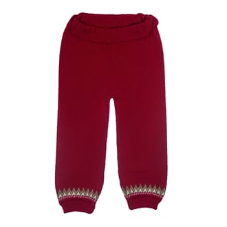 Dunder Strikkebukse  Red - MeMini