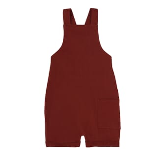 Salopette shorts deepest brick - Phil & Phae
