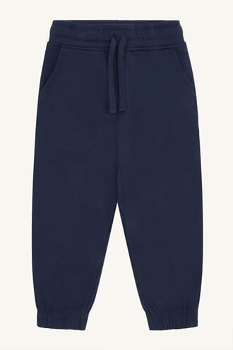 Galon joggebukse ull/bambus more navy - Hust & Claire