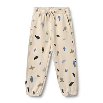 Sweatpants Cruz offwhite penguins - Wheat