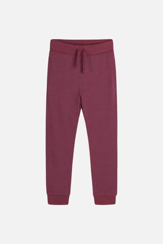 Galin Joggebukser ull/bambus purple fig - Hust & Claire