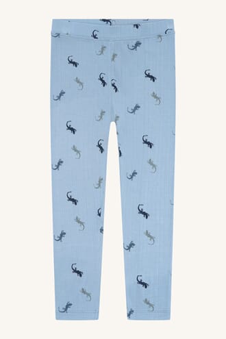 Ludo Leggings Lizards light blue - Hust & Claire