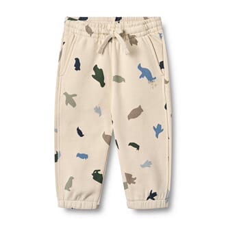 Sweatpants Cruz offwhite penguins - Wheat