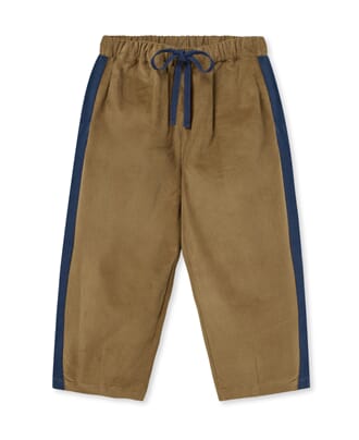 Dolly Contrast Pant dull gold - Fliink
