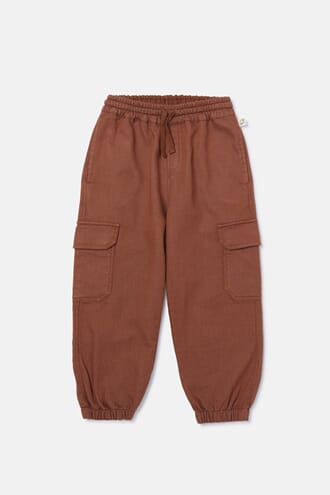 Twill plush cargo pants - My Little Cozmo