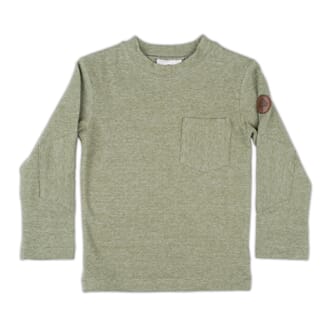 Liam Longsleeve pestogrønn - Gullkorn