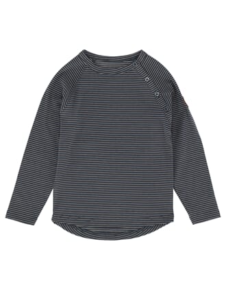 Villvette LS LTD mørk denim striper - Gullkorn
